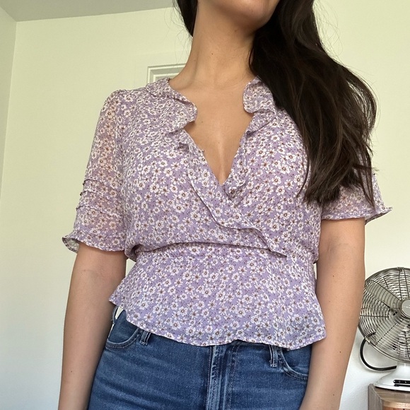 ASTR floral blouse - Picture 1 of 6